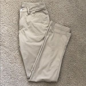 Lululemon ABC pants in khaki